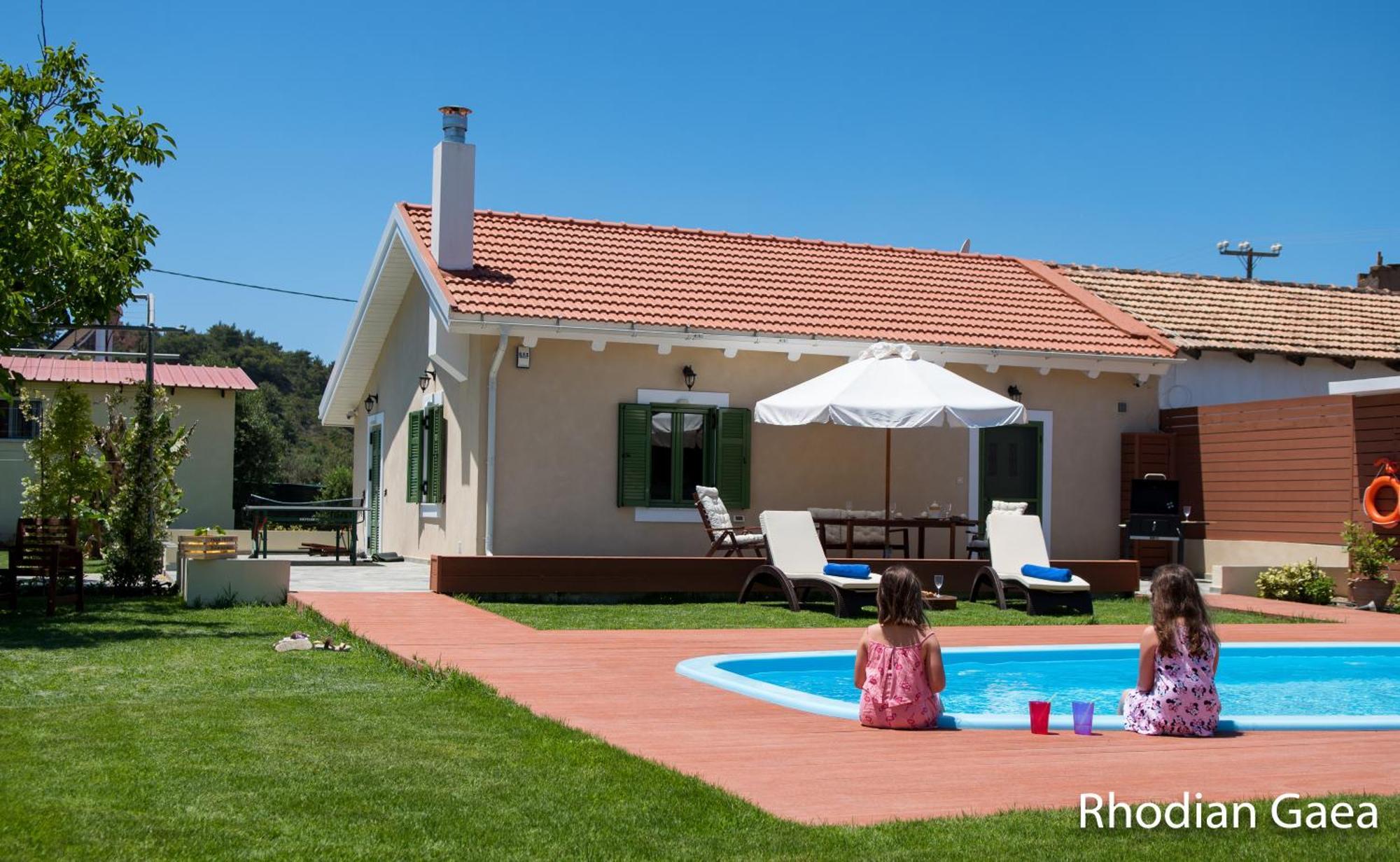 Rhodian Gaea Villa Theológos Dış mekan fotoğraf